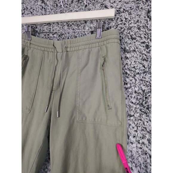 C&C CALIFORNIA Pull-On Jogger Pants Womens Size M Green Granola Gorp Outdoor - Picture 7 of 13